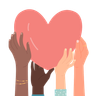 free love and support illustrations