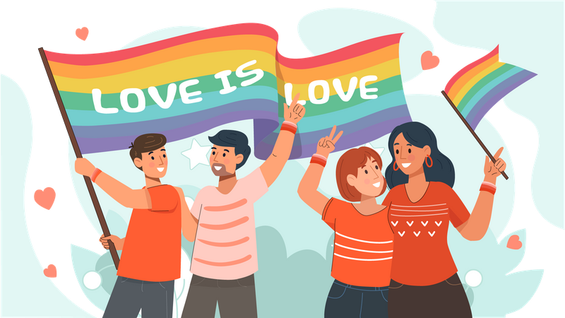 Love is love  Illustration