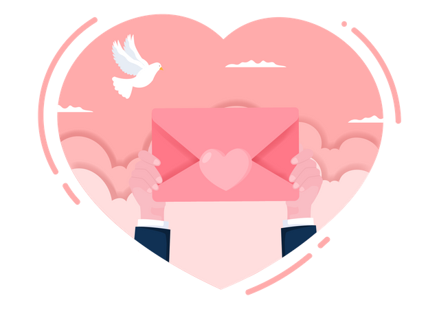 Love Letter Illustration