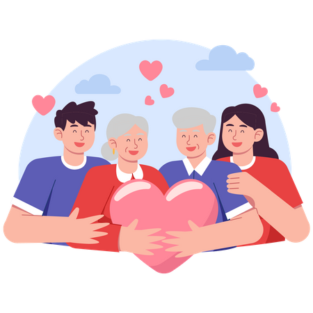 Love Your Parent  Illustration