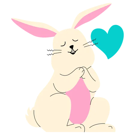 Lovely Bunny  Illustration