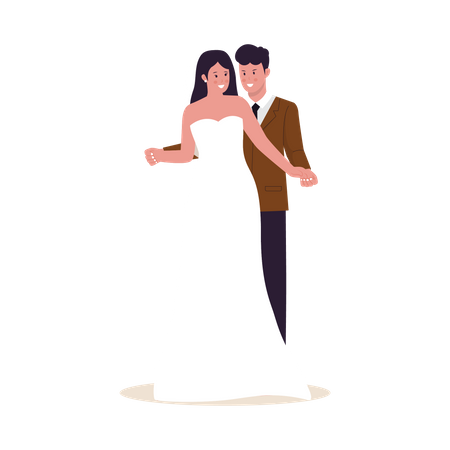 Lovely Couple  Illustration