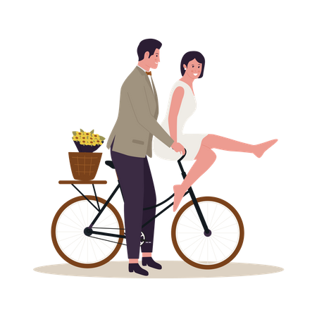 Lovely Couple  Illustration