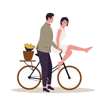 Lovely Couple  Illustration