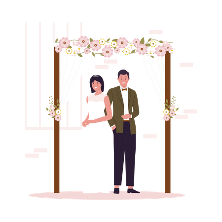 Lovely Couple  Illustration