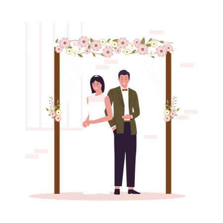 Lovely Couple  Illustration