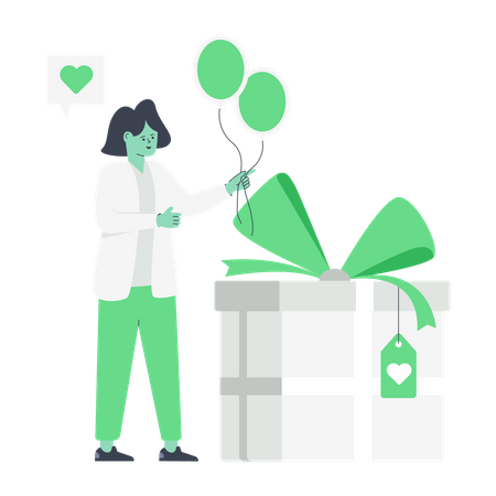 Loyalty Gift  Illustration
