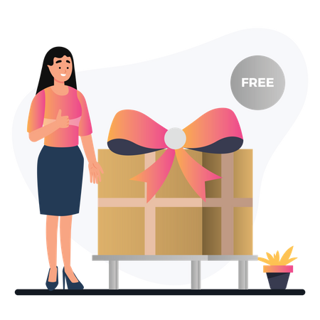 Loyalty Gift  Illustration
