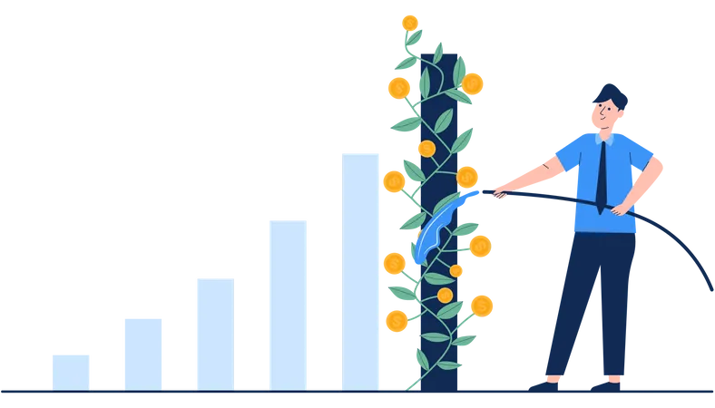 Lucro do investimento  Ilustração