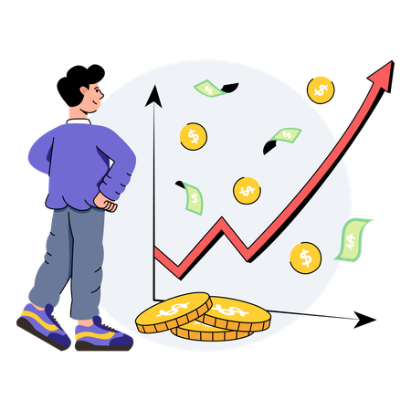 Lucro empresarial  Ilustração