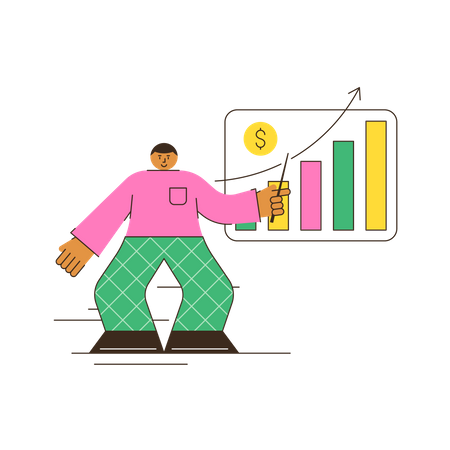 Lucro empresarial  Ilustração