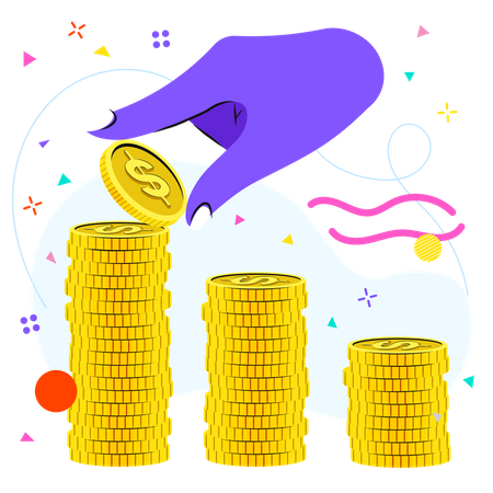 Lucro empresarial  Ilustração