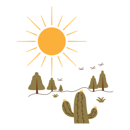 Lumière du soleil  Illustration