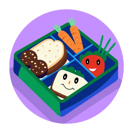 Lunch box  Illustration