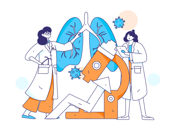 Lung Condition Check  Illustration