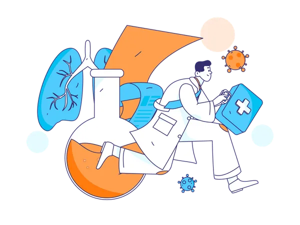 Lung Condition Check  Illustration