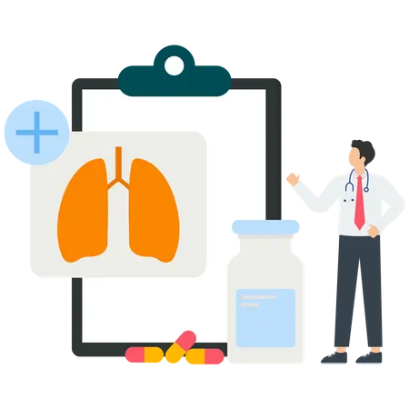 Lung disease  Illustration