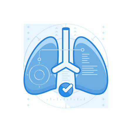 Lungs Problems  Illustration