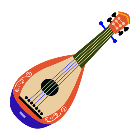 Lute  Illustration