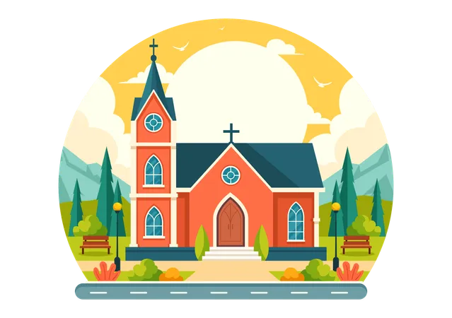 Lutheran Church  Illustration