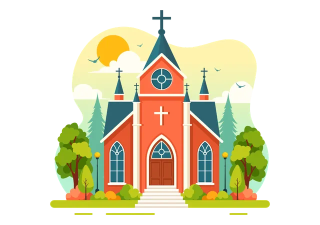 Lutheran Church  Illustration