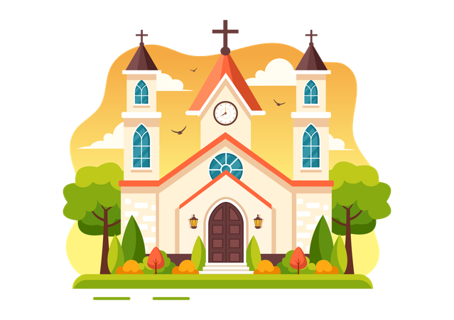 Lutheran Church  Illustration