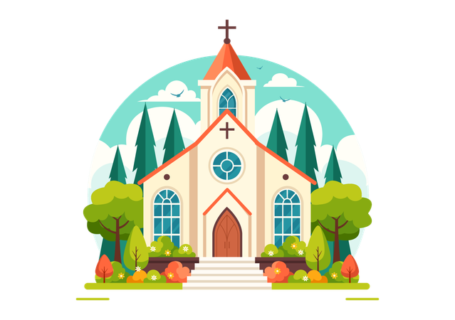 Lutheran Church  Illustration