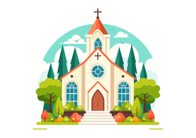 Lutheran Church  Illustration