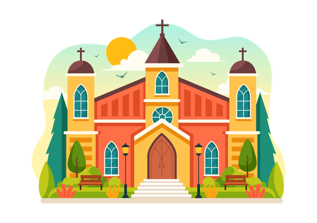 Lutheran Church  Illustration