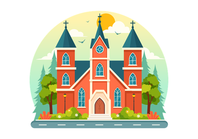 Lutheran Church  Illustration