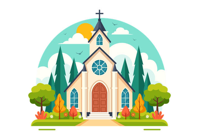 Lutheran Church  Illustration