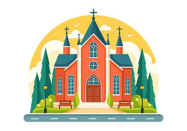Lutheran Church  Illustration