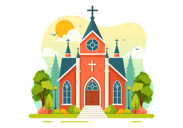 Lutheran Church  Illustration