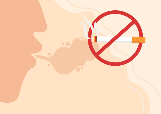 Lutte contre les mauvaises habitudes du fumeur  Illustration