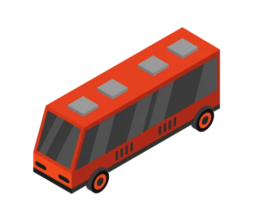 Luxury Bus Illustration