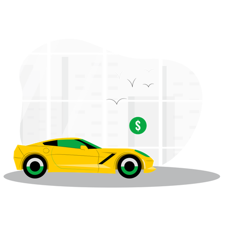 Luxury Car  Illustration