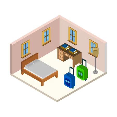 Luxury hotel  Illustration