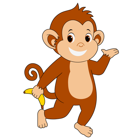 Macaco fofo  Illustration