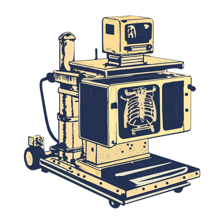 Machine à rayons-X  Illustration