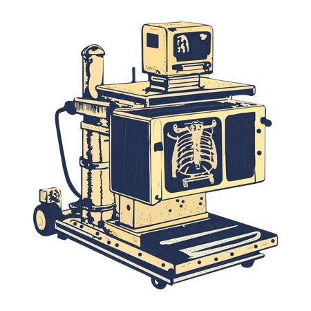 Machine à rayons-X  Illustration