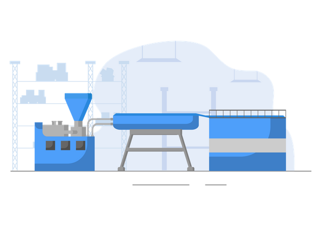 Machine de recyclage  Illustration