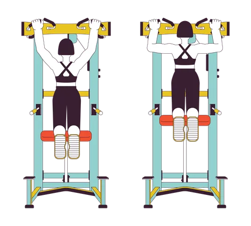 Machine de traction assistée  Illustration