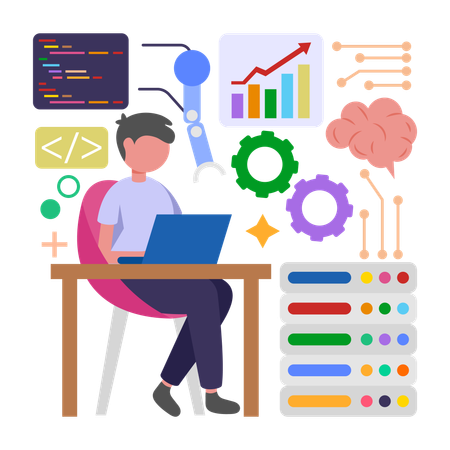 Machine Learning  Illustration