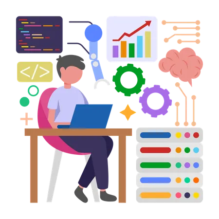 Machine Learning  Illustration