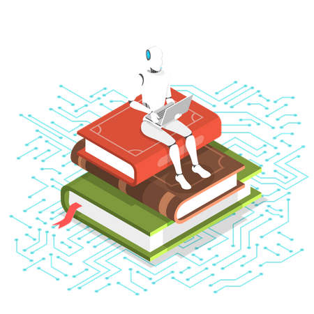 Machine learning  일러스트레이션