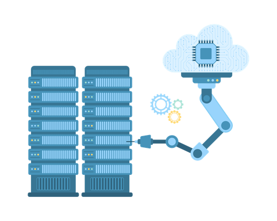 Machine learning  일러스트레이션