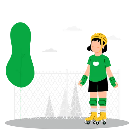 Spielende Kinder Sport Illustration
