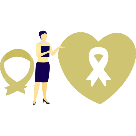 Mädchen mit Adis-Bewusstsein  Illustration