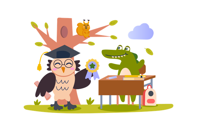 Maestros elogian a sus estudiantes  Ilustración