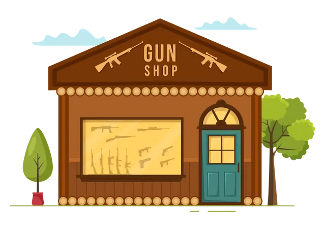 Magasin d'armes  Illustration